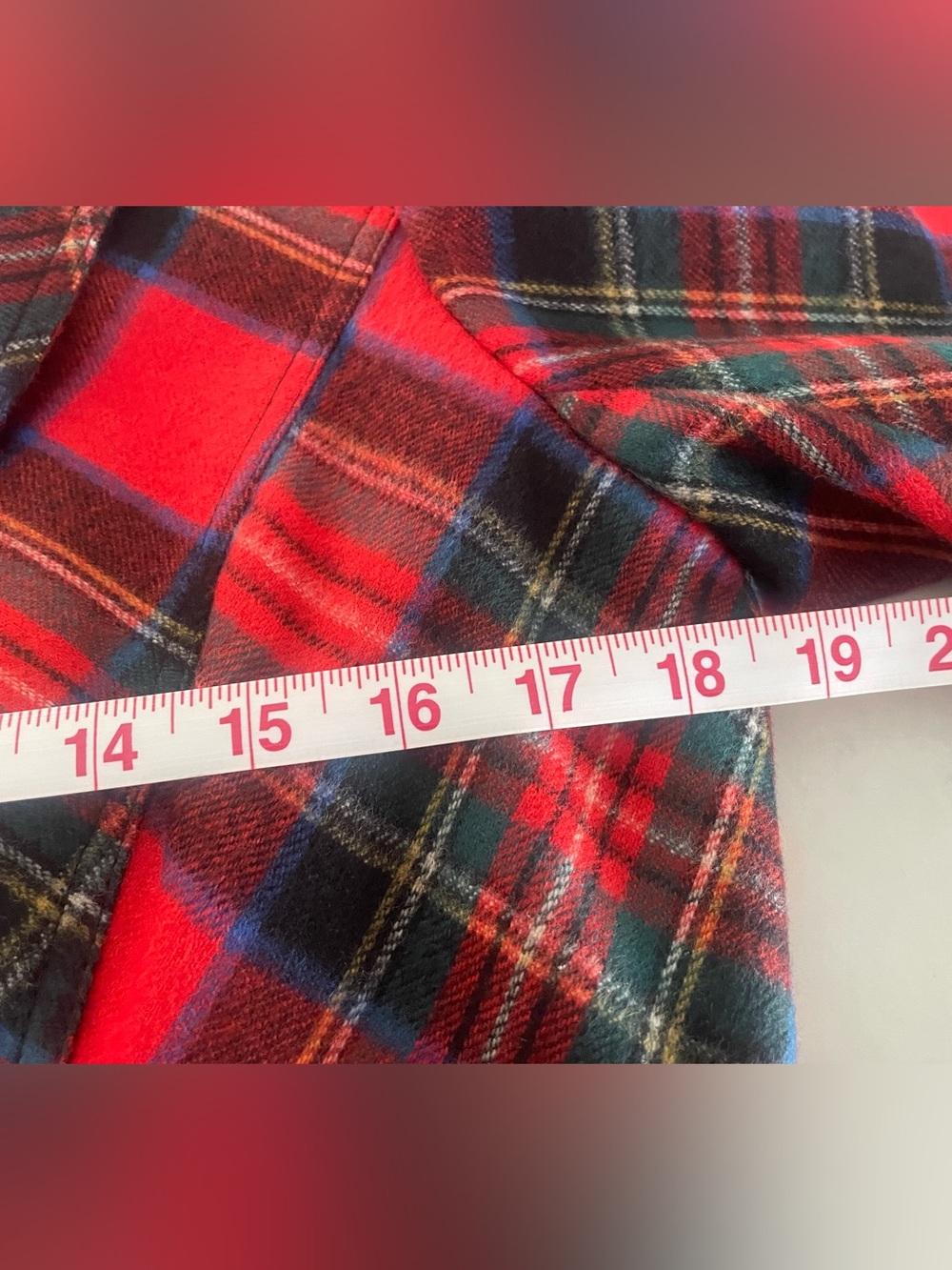 Smythe Red Plaid Blazer with Black and Green Accents - Picture 9 of 10
